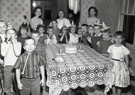 986- Liz Talbert's birthday party. January 19, 1961