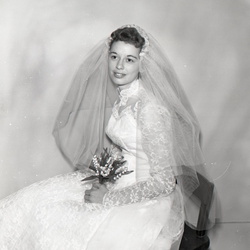 993- Linda Creswell wedding dress January 30 1961