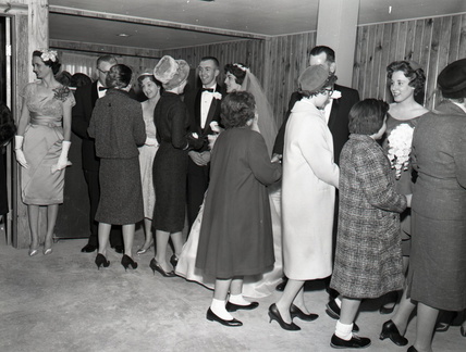 996-Mary Louise Bryan wedding, Edgefield. February 4, 1961