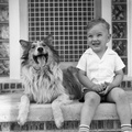 079-Kathryn, Bill & Shag. May 1956