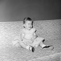 080-Charles Gable's baby. May 1956