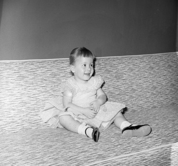 080-Charles Gable's baby. May 1956