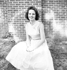 088-Mrs. J.H. McNeill's 89th birthday dinner. July 29, 1956. 