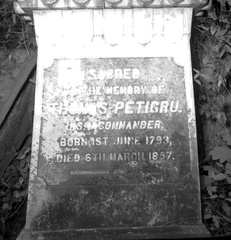 089-Old cemetery markers. June 23, 1956