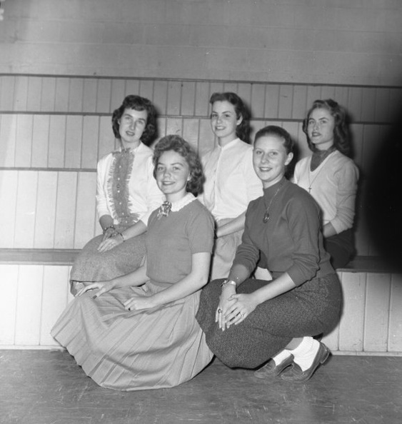 115- Saluda High School Beauties of 1957, Nov. 15, 1956
