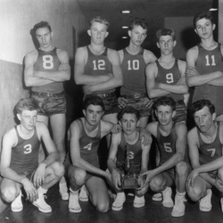 155-John de la Howe basketball team 1956 1957