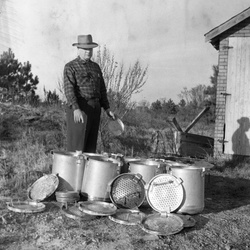 157- Recover Stolen Vats  March 1957 Recovered stolen dye vats