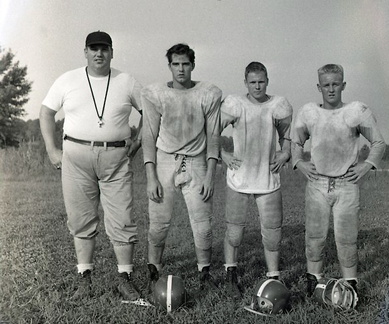 219-Coach Davis and Players August 1957