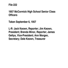 222-Senior Class Officers