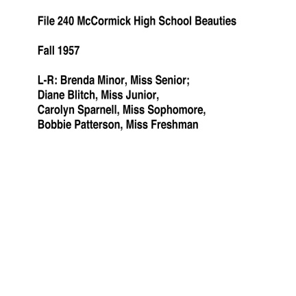 240-McCormick Beauties 1957