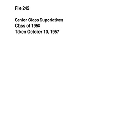 245-Senior class superlatives 1958