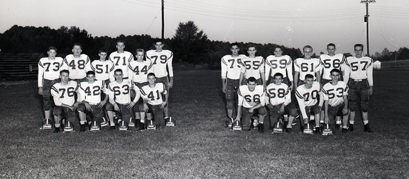 257- MHS Football Team Oct 24 1957