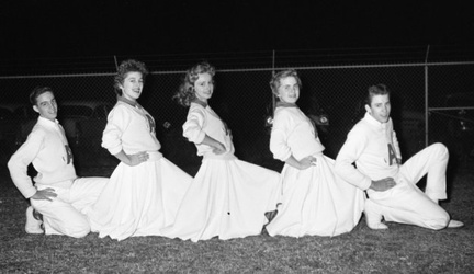 263-Aiken High Cheerleaders November 1957