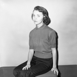295-Betty Sue Brown Sophomore at Winthrop College Feb 2 1958