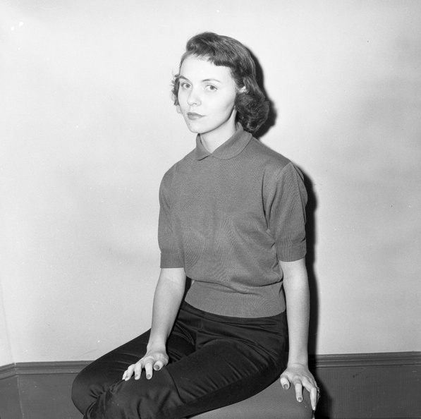 295-Betty Sue Brown, Sophomore at Winthrop College. Feb, 2, 1958