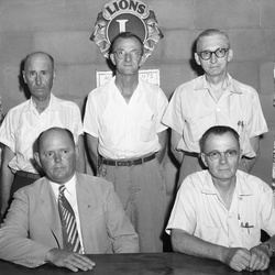 373- Plum Branch Lions Club officers June 17 1958