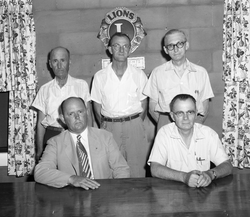 373- Plum Branch Lions Club officers. June 17, 1958