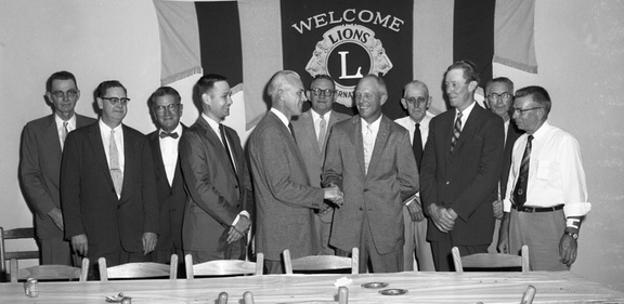 375-New officers McCormick Lions Club, 1958-1959. June 24, 1958