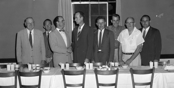 375-New officers McCormick Lions Club, 1958-1959. June 24, 1958