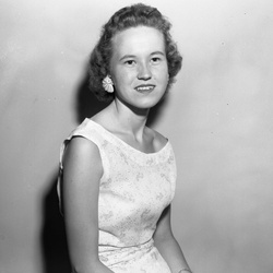 376-Lucretia Winn engagement photo June 29 1958