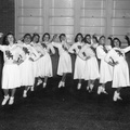 406-Ridge Spring - Monetta cheerleaders. October 3, 1958