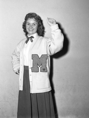 432- MHS Florence McKinney Cheerleader 10 31 1958