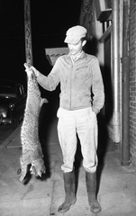 469-Buddy Seigler kills bobcat December 9 1958
