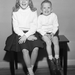 478-Mrs Bill Ballenger children  December 17 1958