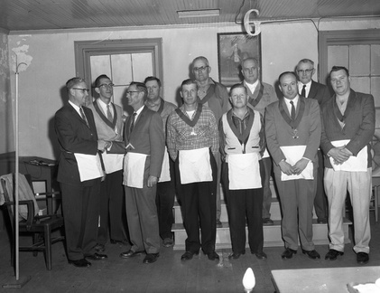 494-1959 Officers of Parksville Lodge No 199 AFM December 26 1958