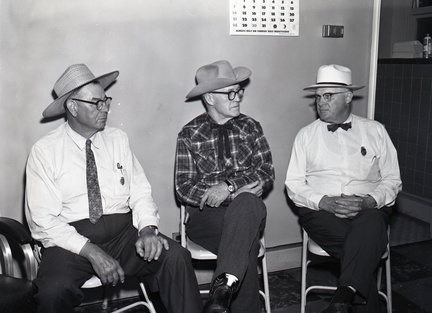 1036- New Mexico Sheriff &  Deputy with Sheriff Fleming  May 4 1961