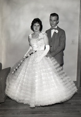 1046- Lorene Gable & Charles Fuller Jr-Sr prom May 12 1961