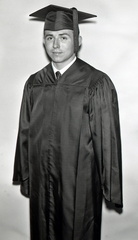 1065 - Johnny Brown cap & gown photo May 28 1961