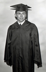 1065 - Johnny Brown cap & gown photo May 28 1961