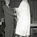 1069 - Pat Wilkes receiving diploma May 29 1961