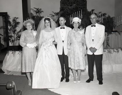 1078- Betty Bledsoe - George Cresswell wedding June 3 1961