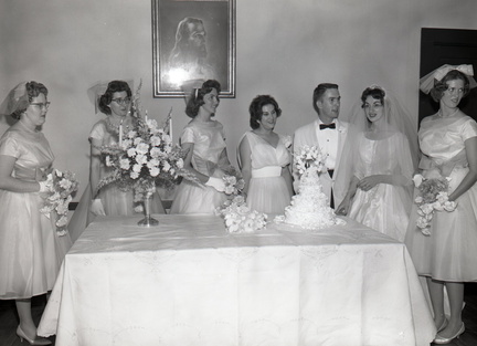 1078- Betty Bledsoe - George Cresswell wedding June 3 1961