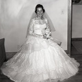1080- Patsy Franklin wedding dress June 4 1961