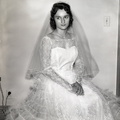 1090- Mary Lane Maloof wedding dress photos July 3 1961