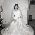 1101- Brenda Blackman  wedding dress photo July 29 1961