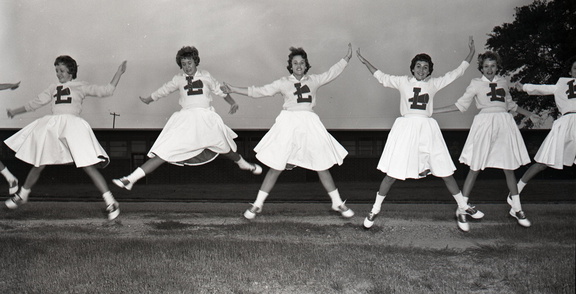 1107 – LHS Cheerleaders  August 14 1961