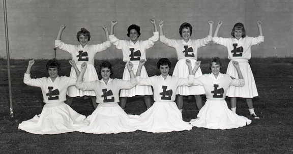 1107 – LHS Cheerleaders  August 14 1961