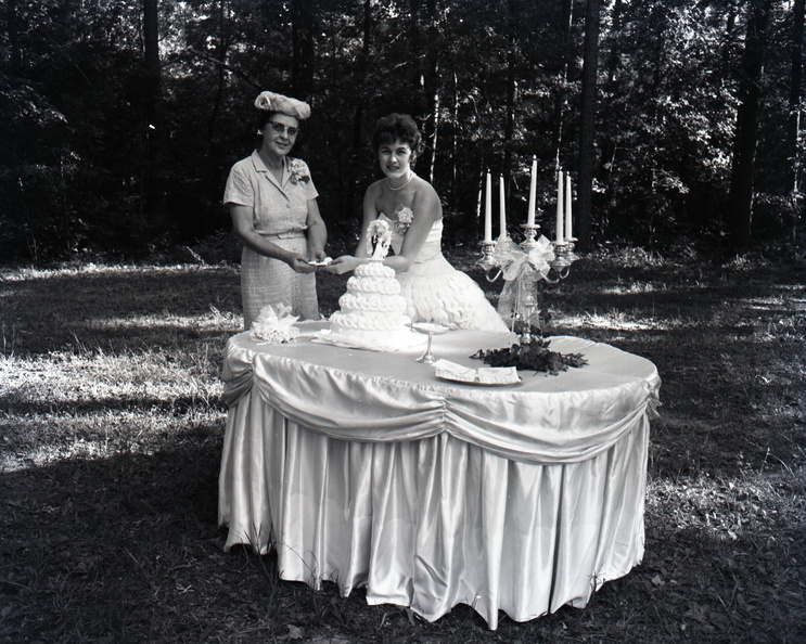 1114- Carolyn Stevenson - Brady Link wedding Lincolnton GA  September 2 1961
