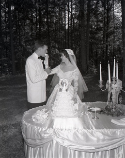 1114- Carolyn Stevenson - Brady Link wedding Lincolnton GA  September 2 1961