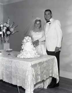 1115- Gail Huguley wedding Lincolnton September 3 1961