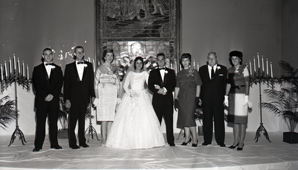 1120- Dorothy Sparnell - Harvey Bandy wedding De La Howe September 24 1961