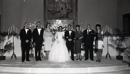 1120- Dorothy Sparnell - Harvey Bandy wedding De La Howe September 24 1961