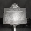 1174- Edmunds Burial Ground Marker December 17 1961