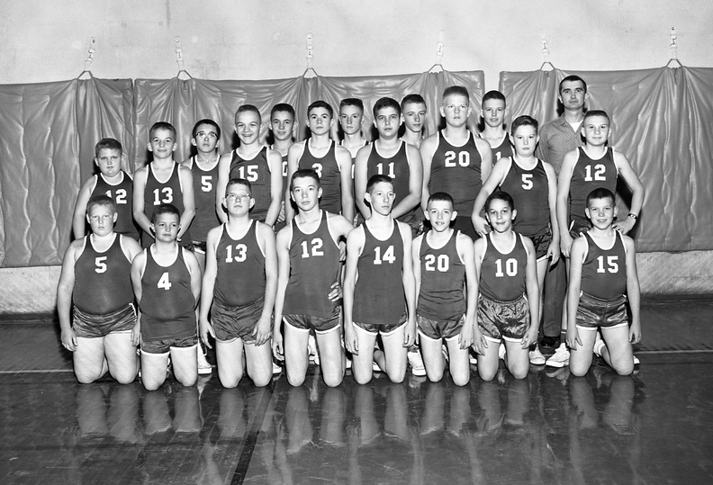 1185. MHS Junior Boys Basketbll January 9 1962