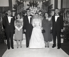 1192- Mary Parks wedding Parksville Baptist Church January 26 1962