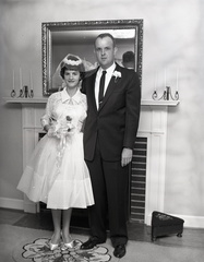 1219- Faye Campbell wedding April 20 1962